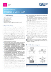 GWF Integral-V UltraMaXX Montageanleitung
