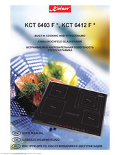 Kaiser KCT 6403 F Serie Gebrauchsanweisung