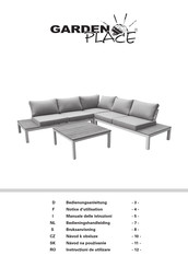 Garden Place Loungeset Deluxe Bedienungsanleitung