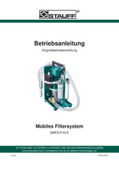 STAUFF SMFS-P-015 Betriebsanleitung