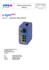 Eks e-light EL-100-2MA-4TX-4FX-SM-SC Bedienungsanleitung