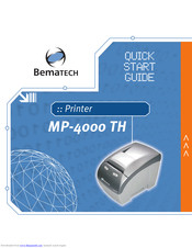 Bematech MP-4000 TH Schnellstartanleitung