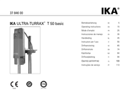 IKA ULTRA-TURRAX T 50 basic Betriebsanleitung