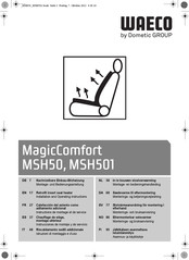 Dometic GROUP WAECO MagicComfort MSH501 Montage- Und Bedienungsanleitung