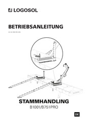 Logosol B751 PRO Betriebsanleitung
