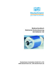 DEUTSCHMANN AUTOMATION ROTARNOCK 100 Bedienerhandbuch