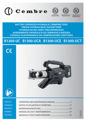 Cembre B1300-UC Bedienungsanleitung