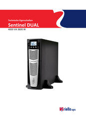 Riello UPS Sentinel DUAL SDU 4000 Technische Eigenschaften