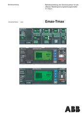 ABB Emax-Tmax Betriebsanleitung