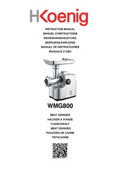 h.koenig WMG800 Bedienungsanleitung