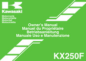 Kawasaki 2004 KX250F Betriebsanleitung
