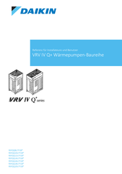 Daikin VRV IV Q+ Serie Referenz Für Installateure Und Benutzer