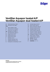 Dräger VentStar Aquapor heated A/P Gebrauchsanweisung