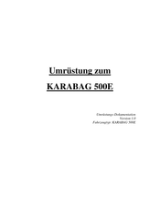 Fiat KARABAG 500E Handbuch