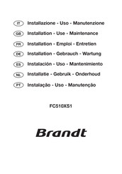 Brandt FC510XS1 Installation, Gebrauch, Wartung