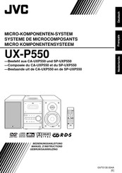 JVC CA-UXP550 Bedienungsanleitung