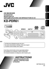 JVC KD-PDR61E Bedienungsanleitung