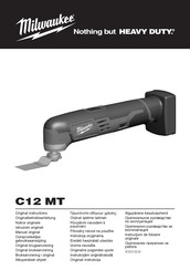Milwaukee C12 MT Originalbetriebsanleitung
