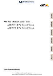 Axis Communications P5515-E Installationsanleitung