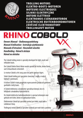 RHINO COBOLD VX24 Bedienungsanleitung