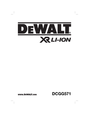 DeWalt DCGG571 Originalanweisungen
