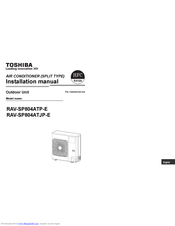 Toshiba RAV-SP804ATJP-E Bedienungsanleitung