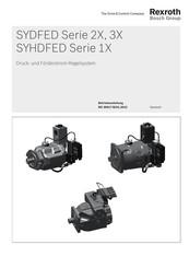 REXROTH SYDFED Serie 3X Betriebsanleitung