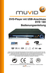 Muvid DVD 180 Bedienungsanleitung