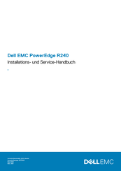 Dell EMC PowerEdge R240 Installations- Und Servicehandbuch