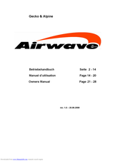airwave Alpine Serie Betriebshandbuch