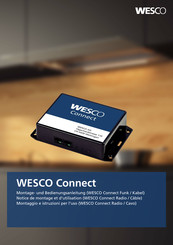 Wesco Connect Montage- Und Bedienungsanleitung