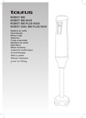 Taurus ROBOT UNIC 500 PLUS INOX Handbuch