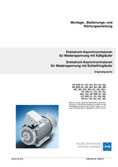 VEM IE3-W41R 100 LX6 Montage-, Bedienungs- Und Wartungsanleitung