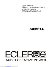 Ecler SAM614 Bedienungsanleitung