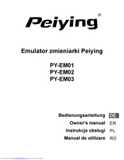 Peiying PY-EM02 Bedienungsanleitung