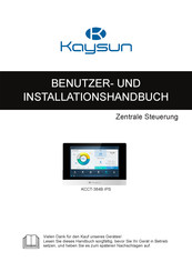 Kaysun KCCT-384B IPS Benutzer- Und Installationshandbuch
