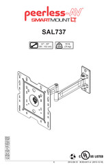 peerless-AV Smartmount LT SAL737 Montageanleitung