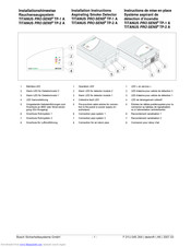 Bosch TITANUS PRO SENS TP-1 A Installationshinweise