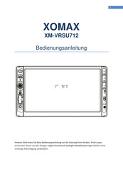 Xomax XM-VRSU71 Bedienungsanleitung
