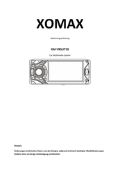 Xomax XM-VRSU719 Bedienungsanleitung