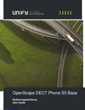 Unify OpenScape DECT Phone S5 Bedienungsanleitung