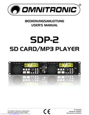 Omnitronic SDP-2 Bedienungsanleitung
