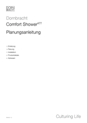 Dornbracht Comfort ShowerATT Planungsanleitung