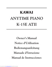 Kawai K-15E ATII Bedienungsanleitung