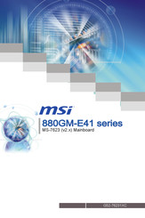 MSI 880GM-E41 Serie Bedienungsanleitung