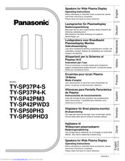 Panasonic TY-SP42PM3 Bedienungsanleitung
