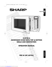 Sharp R-8730-A Bedienungsanleitung