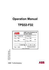 ABB TPS52-F32 HT845316 Bedienungsanleitung