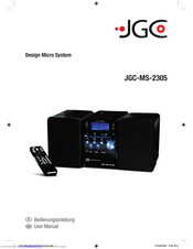 JGC JGC-MS-2305 Bedienungsanleitung