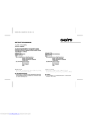 Sanyo VDC-B2512FP Bedienungsanleitung